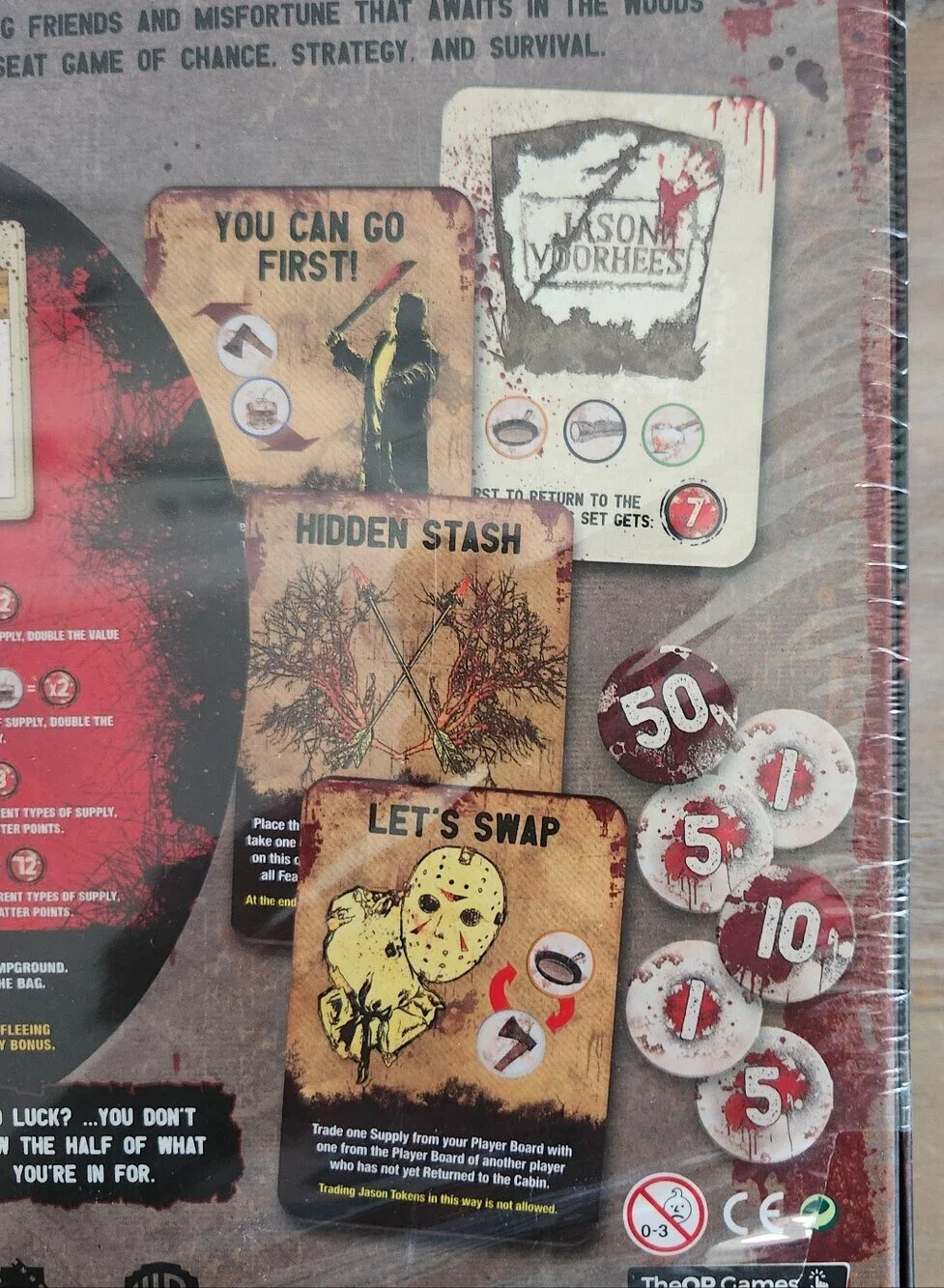Friday the 13th Horror at Camp Crystal Lake Board Game NEW Sealed OP Games Jason